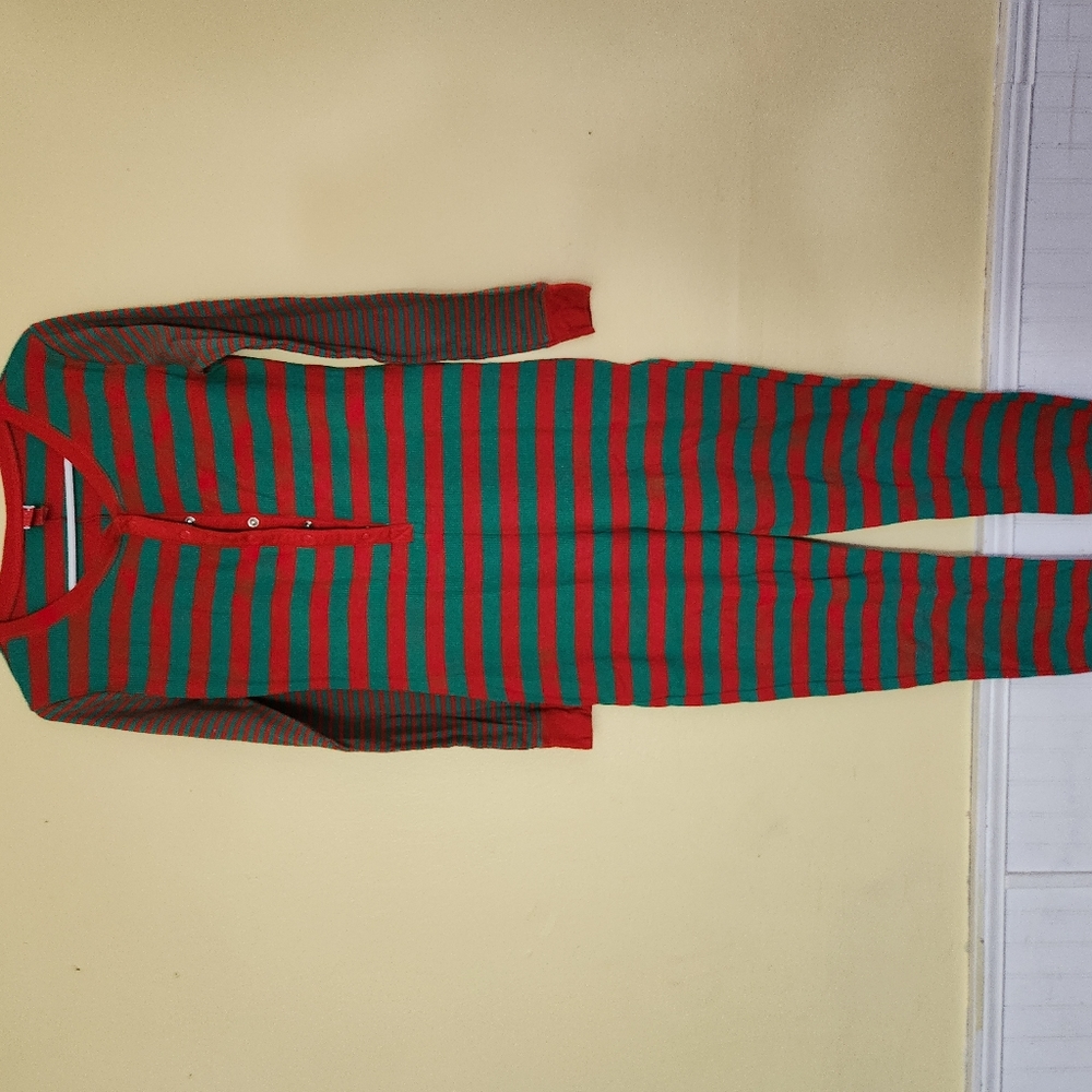 Size small red & green pajamas